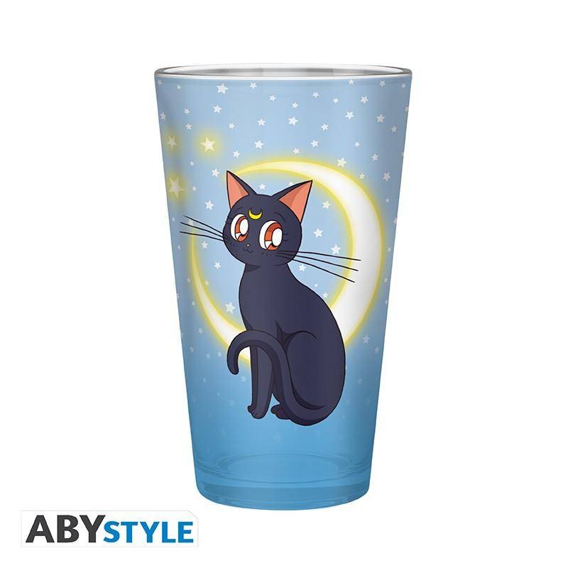 Sailor Moon - Glas Luna & Artemis - 400 ml