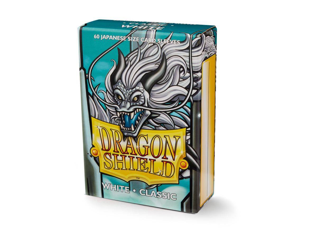 Dragon Shield - Kartenhüllen Japanische Größe - Classic Weiß (60)