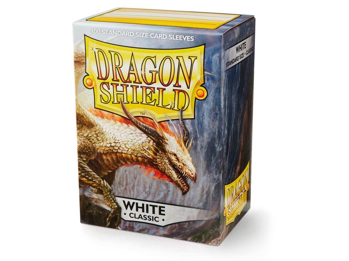 Dragon Shield - Kartenhüllen Standard Größe - Weiß Classic - 100 Stk