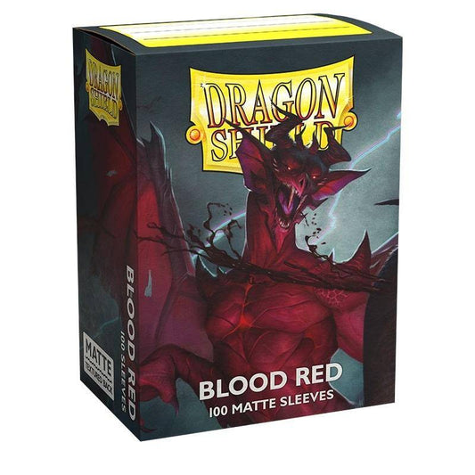 Dragon Shield - Kartenhüllen Standard Größe - Blutrot Matt - 100 Stk