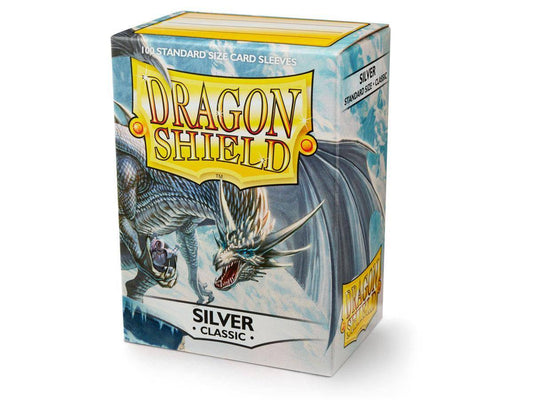 Dragon Shield - Kartenhüllen Standard Größe - Silber Classic - 100 Stk