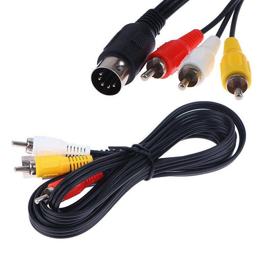Sega Mega Drive 1 - AV Kabel Cinch (Dritthersteller)