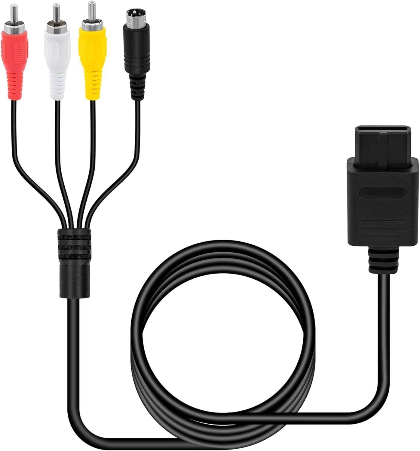 SNES / N64 / GC - AV Kabel Cinch / S-Video (Dritthersteller)