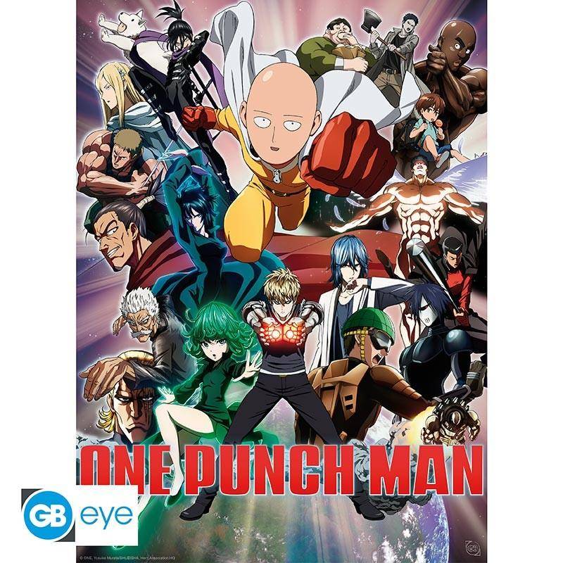 One Punch Man - Poster Doppelpack Saitama & Genos - 52 x 38 cm