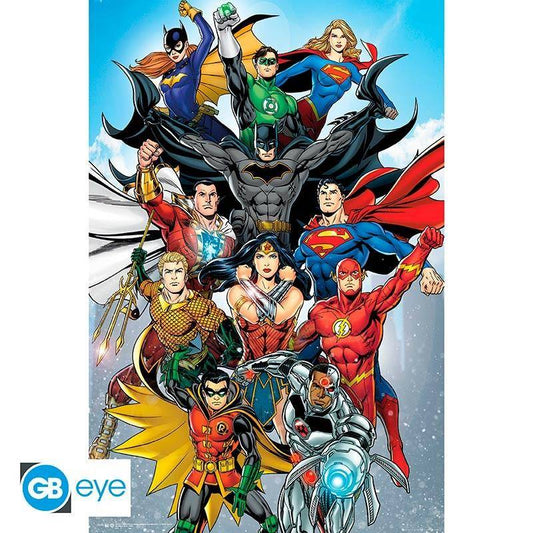 DC - Poster Superhelden - 91,5 x 61 cm