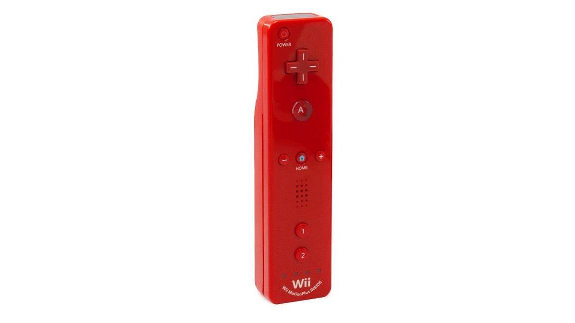 Wii - Remote Controller mit Motion Plus - Rot (Gebraucht)