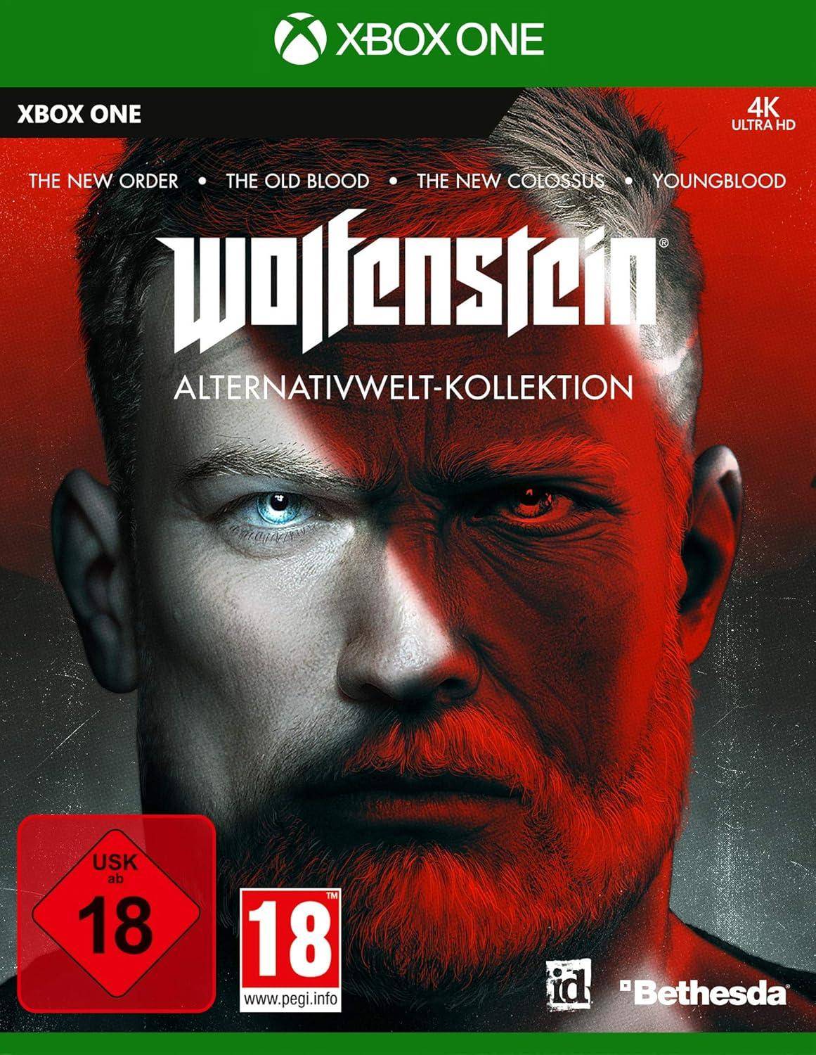 XBOX One - Wolfenstein Alternativwelt Kollektion - The New Order + The New Colossus - Ohne The Old Blood - Ohne Youngblood (Gebraucht)