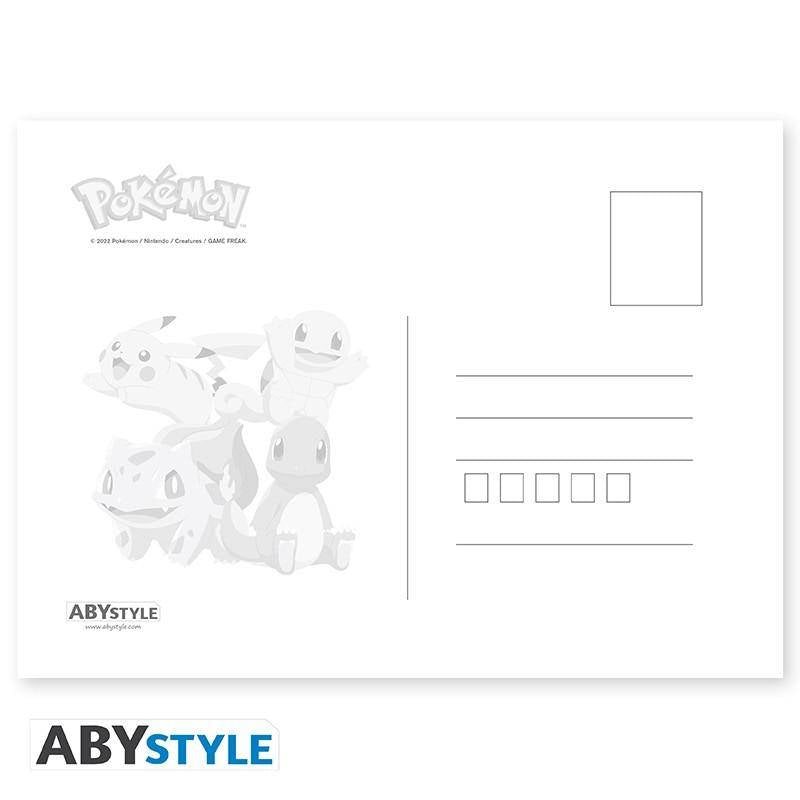 Pokémon - Postkartenset Starter 1. Generation - 14,8 x 10,5 cm