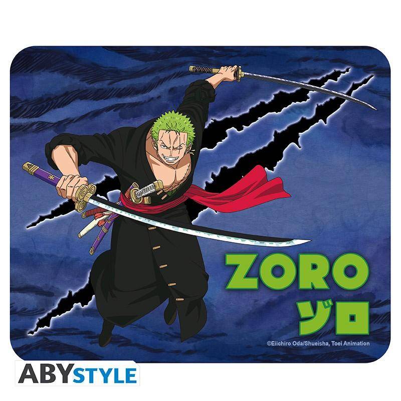 One Piece - Mousepad Lorenor Zorro - 23,5 x 19,5 cm
