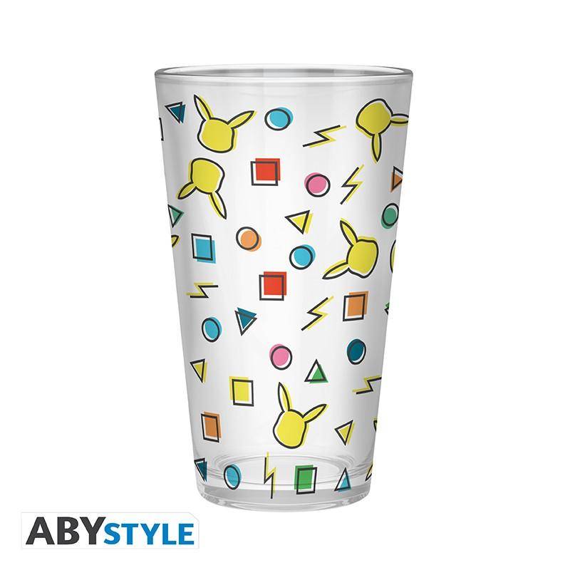 Pokémon - Glas Pikachu Muster - 400 ml