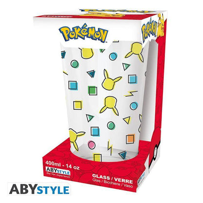 Pokémon - Glas Pikachu Muster - 400 ml