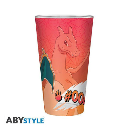 Pokémon - Glas Glurak - 400 ml