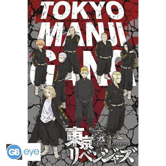 Tokyo Revengers - Poster Takemichi & Tokyo Manji Gang - 91,5 x 61 cm
