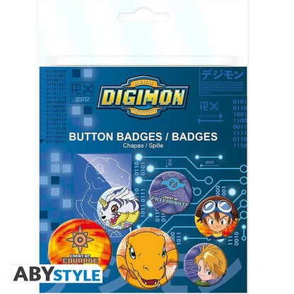 Digimon - Button Set Taichi & Yamato