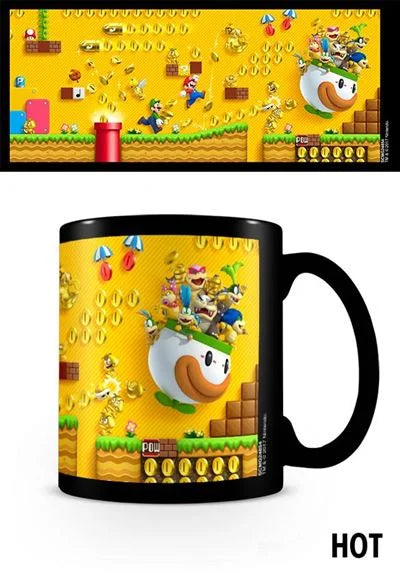 Nintendo - Tasse mit Thermoeffekt Münzrausch - 315 ml