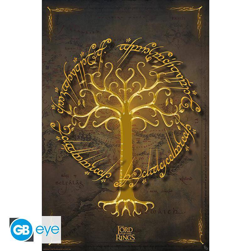 Der Herr Der Ringe - Poster Der weiße Baum - 91,5 x 61 cm