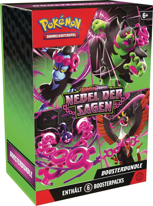 Pokémon - Booster Bundle Karmesin & Purpur: Nebel der Sagen - DE