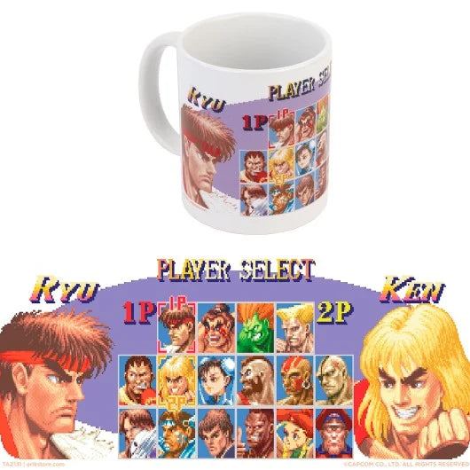 Street Fighter - Tasse Kämpfer Select - 320 ml