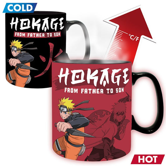 Naruto - Tasse mit Thermoeffekt Father to Son - 460 ml