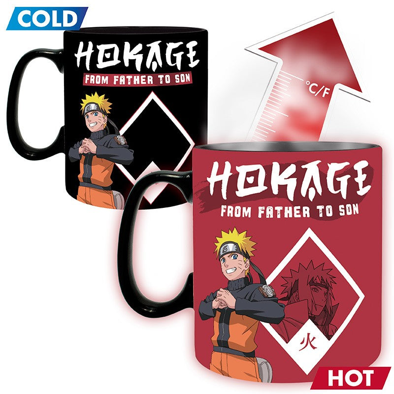 Naruto - Tasse mit Thermoeffekt Father to Son - 460 ml