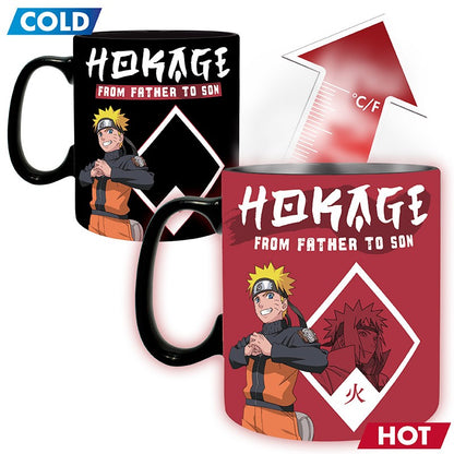 Naruto - Tasse mit Thermoeffekt Father to Son - 460 ml