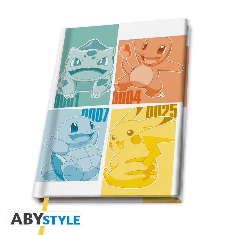 Pokémon - Notizbuch Starter 1. Generation - A5