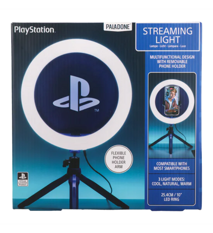 PlayStation - Leuchte Streaming Ringlicht - 26 cm