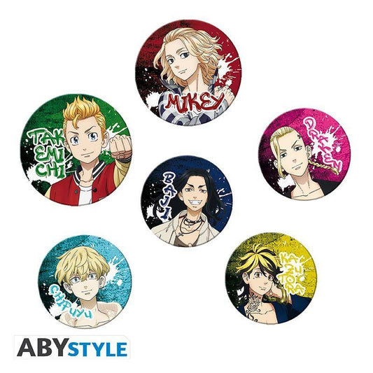Tokyo Revengers - Button Set Charaktere