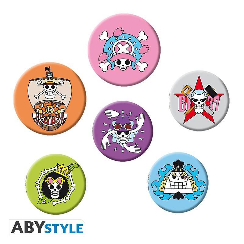 One Piece - Button Set Totenköpfe