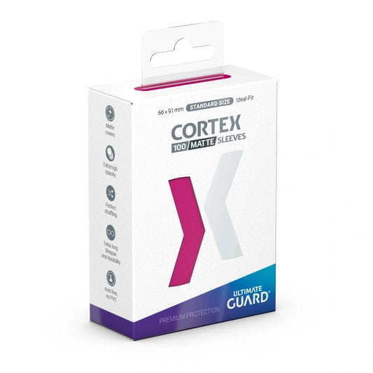 Ultimate Guard - Kartenhüllen Cortex Standardgröße - Matt-Pink (100)