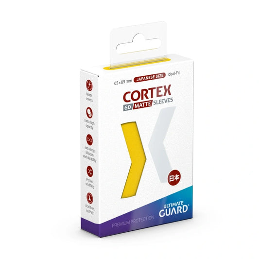 Ultimate Guard - Kartenhüllen Cortex Japanische Größe - Matt-Gelb (60)