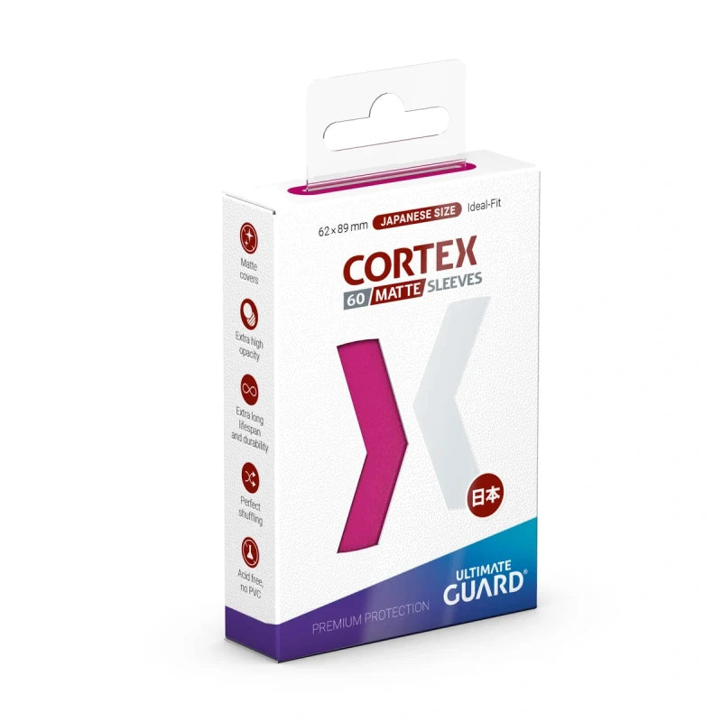Ultimate Guard - Kartenhüllen Cortex Japanische Größe - Matt-Pink (60)