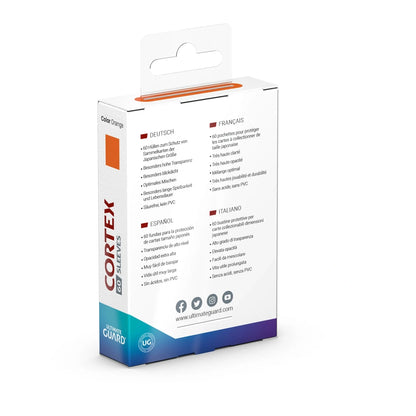 Ultimate Guard - Kartenhüllen Cortex Japanische Größe - Orange - 60 Stk