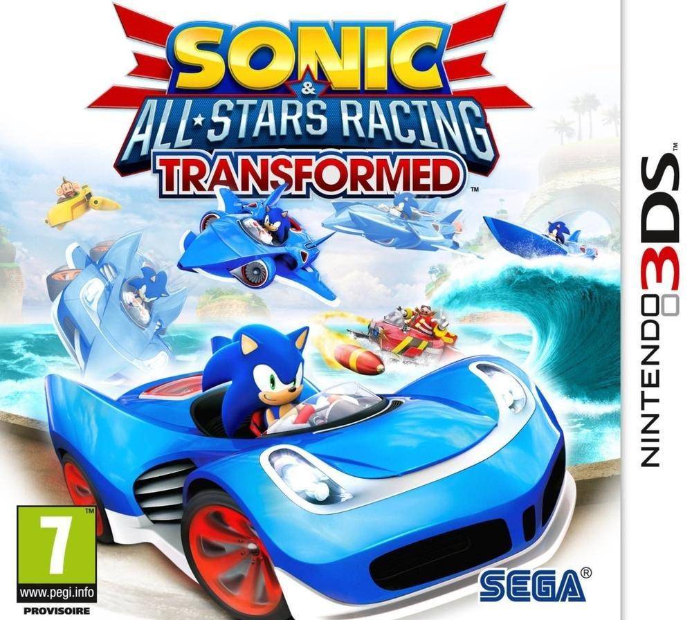 3DS - Sonic All Star Racing Transformed - Nur Modul (Gebraucht)