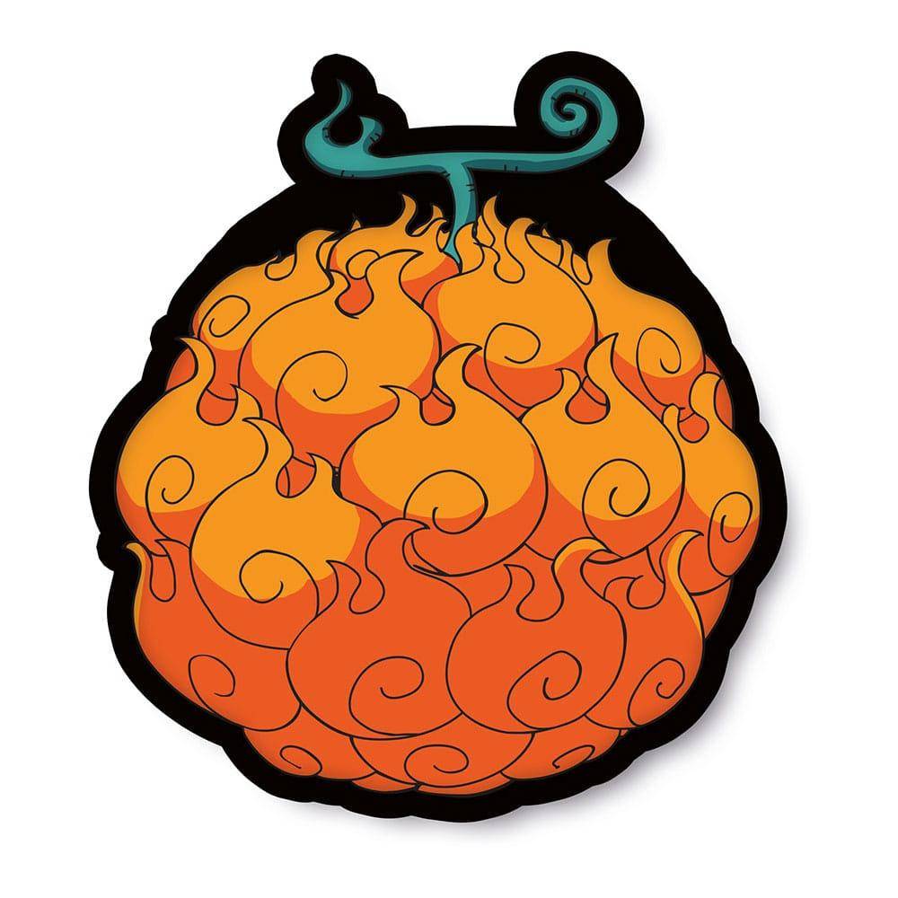 One Piece - Polster Feuer Feuer Frucht - 36 cm