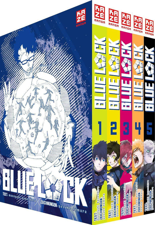 Blue Lock - Schuber - Band 1 - 5