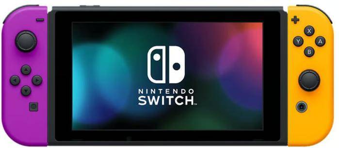 Switch - Konsole - Neon-Orange/Neon-Violett (Gebraucht)