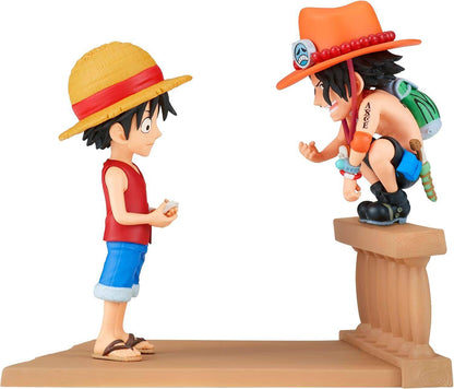 One Piece - Minifigur Luffy & Ace - 8 cm