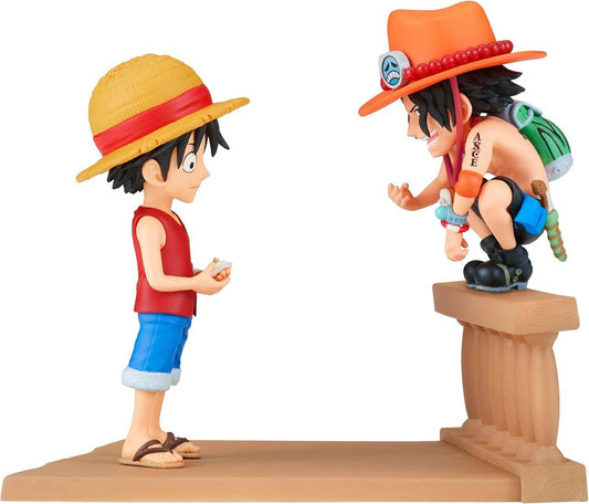 One Piece - Minifigur Luffy & Ace - 8 cm