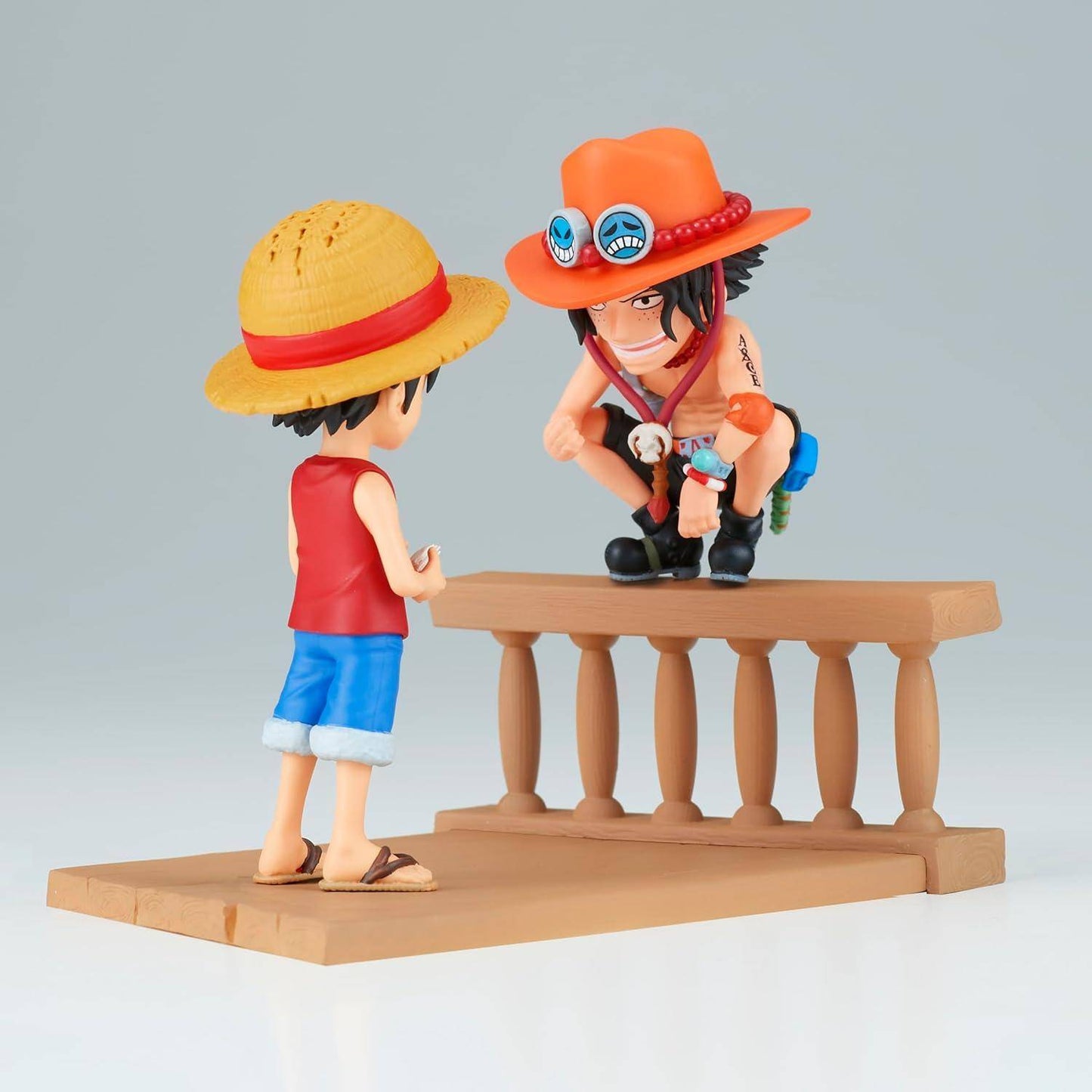 One Piece - Minifigur Luffy & Ace - 8 cm