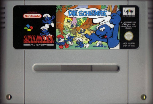 SNES - Die Schlümpfe - Nur Modul (Gebraucht)