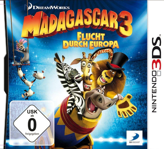3DS - Madagascar 3 Flucht Durch Europa (Gebraucht)