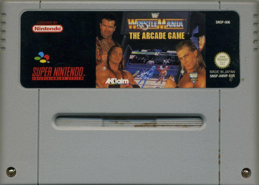 SNES - WWF WrestleMania The Arcade Game - Nur Modul (Gebraucht)