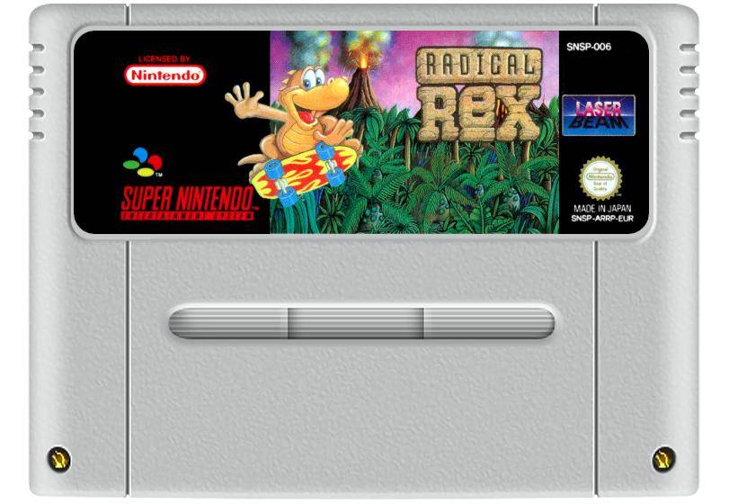 SNES - Radical Rex - Nur Modul (Gebraucht)