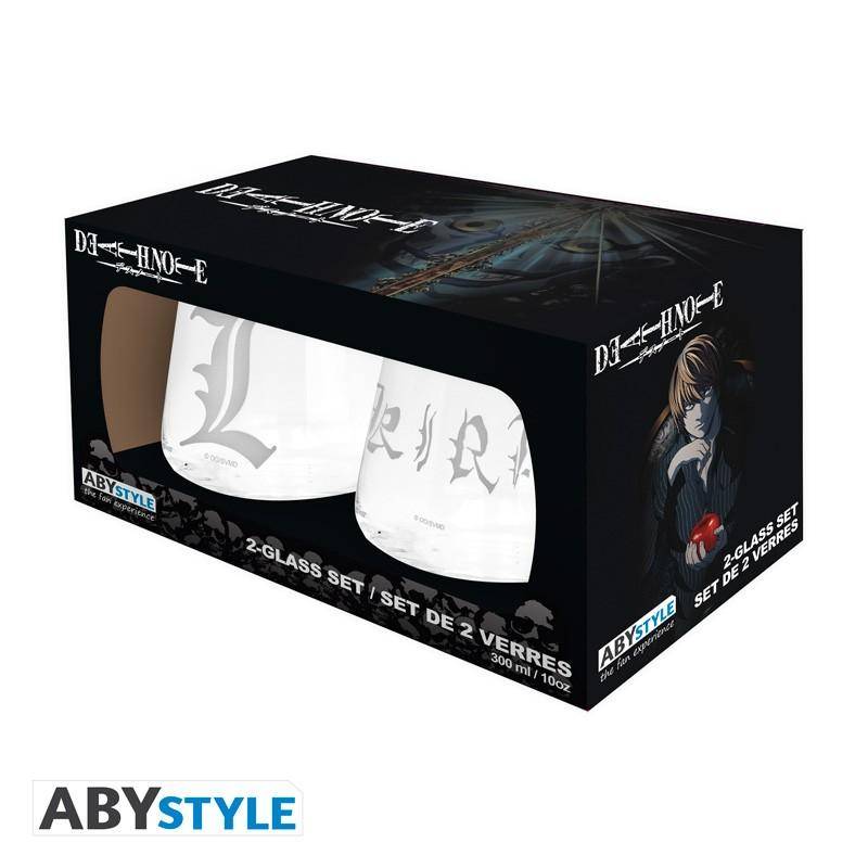 Death Note - Gläser Set Kira & L - 300 ml