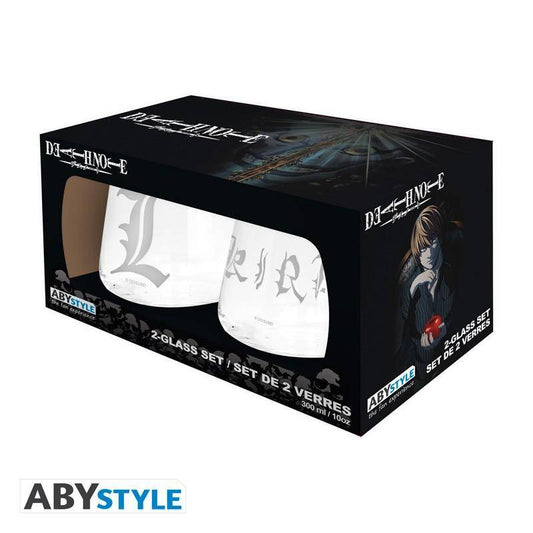 Death Note - Gläser Set Kira & L - 300 ml