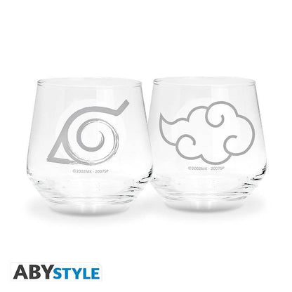 Naruto - Gläser Set Konoha & Akatsuki - 300 ml