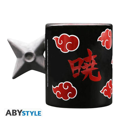 Naruto - 3D Tasse Akatsuki Shuriken Griff - 460 ml