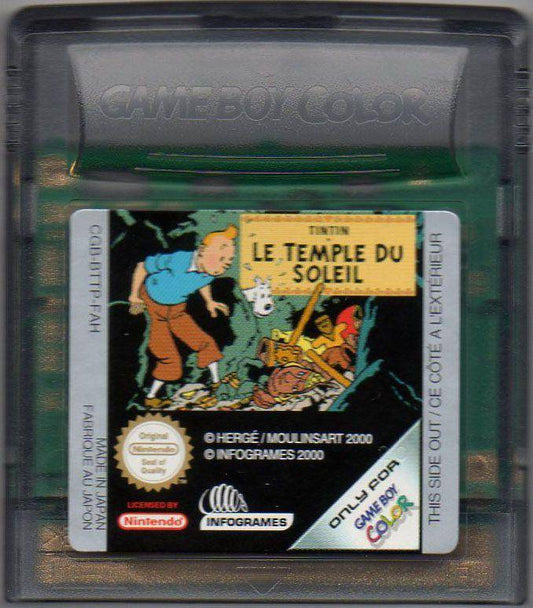 GBC - Tintin Le Temple Du Soleil - Nur Modul (Gebraucht)