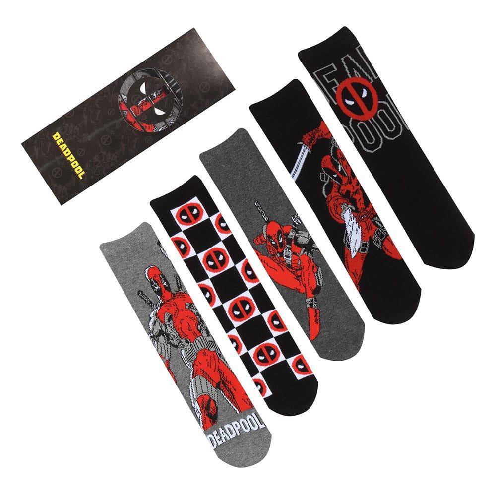 Marvel - Socken Set Deadpool - L/XL